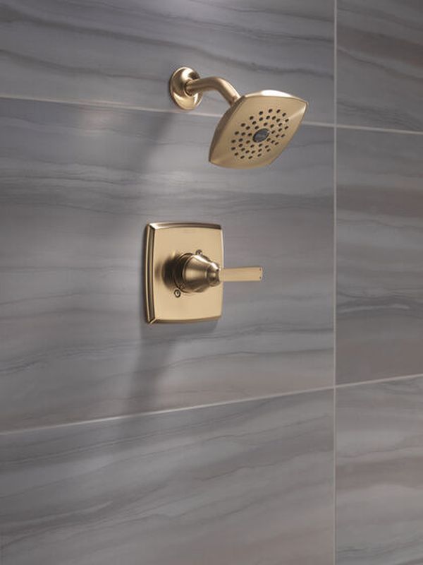 Delta Ashlyn® Monitor® 14 Series Champagne Bronze Shower Trim-2