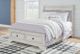 Signature Design by Ashley® Robbinsdale Antique White Youth Full Sleigh Storage Bed-4