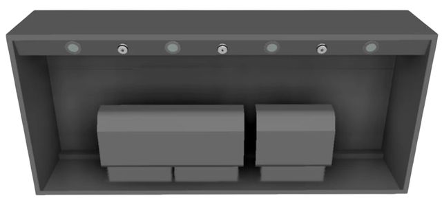 Vent-A-Hood® 54" Gunsmoke Wall Mounted Range Hood-1