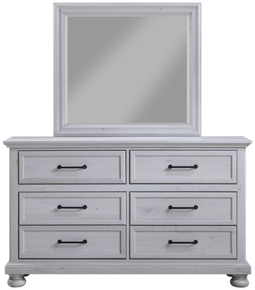 Emerald Home Larchmont Oyster Shell Dresser-4