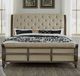 Liberty Furniture Americana Farmhouse Beige/Dusty Taupe Queen Sleigh Bed-1