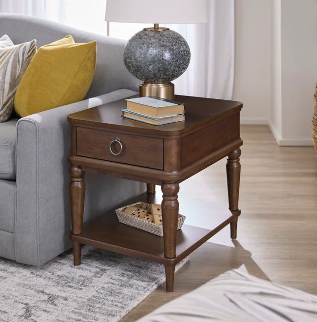 Flexsteel® Bellevue Whiskey Brown End Table-1