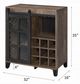 ACME Furniture Treju Black/Rustic Oak Wine Cabinet-4