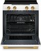 KitchenAid® 30” Porcelain Slide-In Electric Range with Two Even-Heat™ Hyper Elements-1