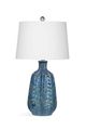 Bassett Mirror Tee Blue Glaze Table Lamp-0