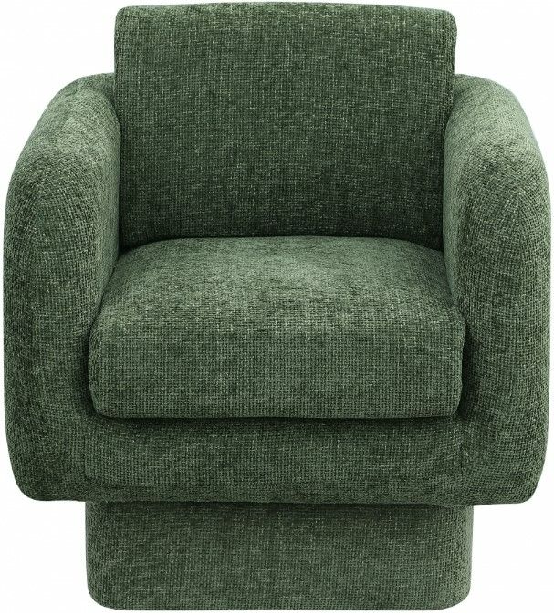 Meridian Furniture Alessandra Green Swivel Accent Chair-1