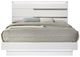 New Classic® Home Furnishings Paradox 4-Piece White King Panel Bedroom Set-2