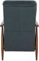 BarcaLounger® Hampton Roma Bluegray Leather Manual Recliner-5