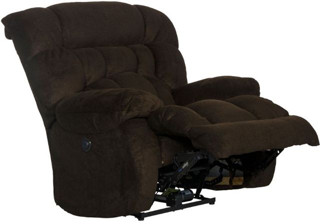 Catnapper® Daly Chocolate Power Lay Flat Recliner-1