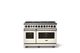 Viking® 7 Series 48'' Pure White Sealed Burner Pro Style Dual Fuel Range-3