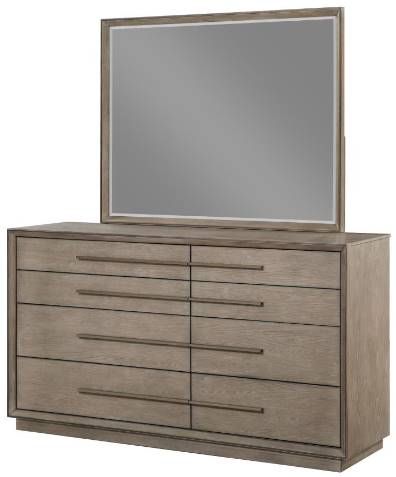 Coaster® Durango Washed Oak Dresser and Mirror-2
