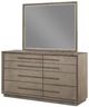 Coaster® Durango Washed Oak Dresser and Mirror-2