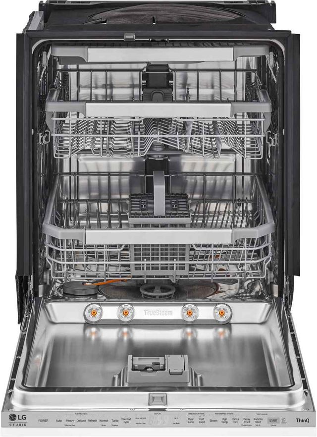 LG Studio 24” Panel Ready Top Control Built In Dishwasher-4