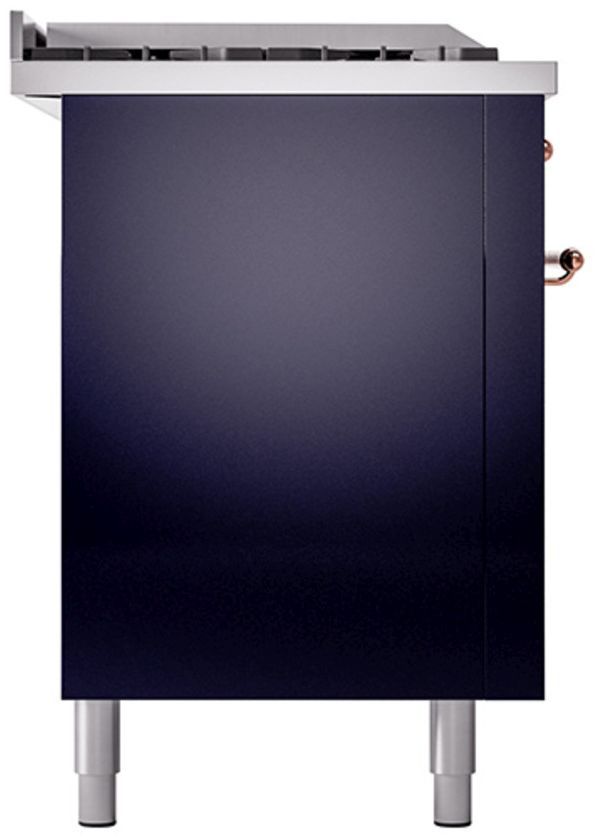 Ilve® Nostalgie II Series 60" Midnight Blue Pro Style Dual Fuel Range-2