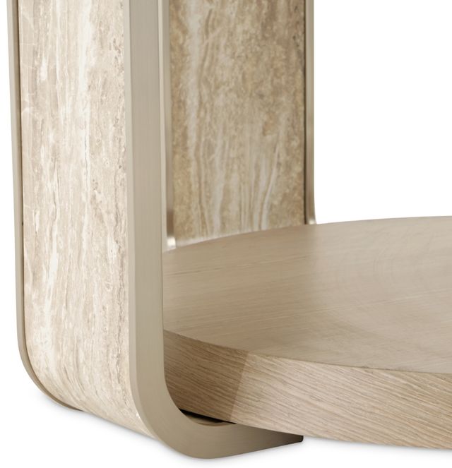 Michael Amini® Lotus Bay Sand 60'' Round Dining Table-3