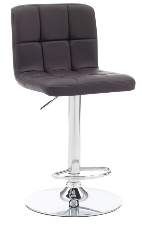 Powell® Brandt Chocolate Adjustable Stool-3