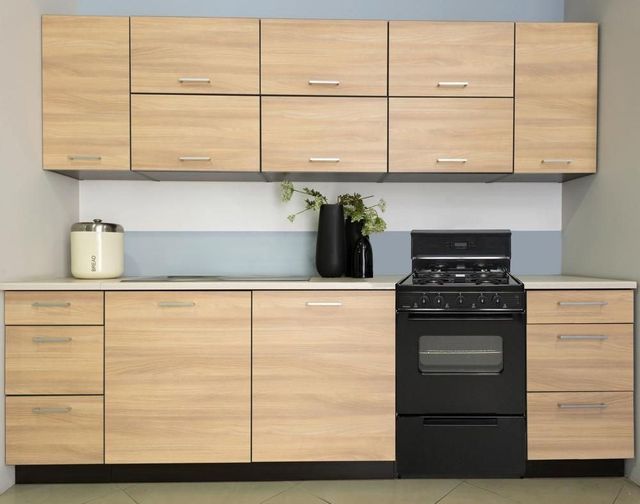 Premier 24" Black Freestanding Gas Range-1