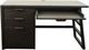 Riverside Furniture Perspectives Ebonized Acacia Single Pedestal Desk-2