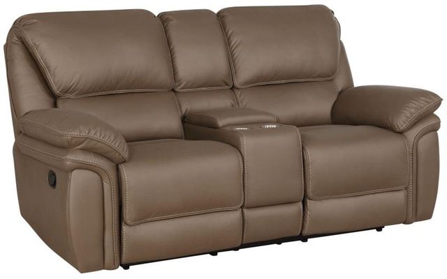 Coaster® Breton 2-Piece Mocha Brown Reclining Living Room Set-2