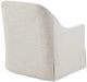 Olliix by Madison Park Ivory/Black Theo Swivel Glider Chair-1