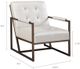 Olliix by INK+IVY White Waldorf Lounge Chair-2