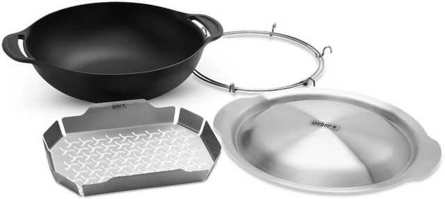 Weber® CRAFTED Wok & Steamer-0