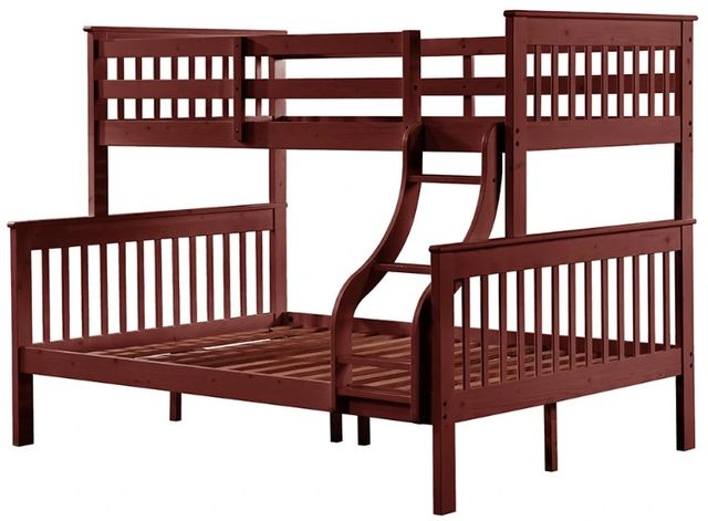 ACME Furniture Marita Cherry Bunk Bed Twin over Full-0