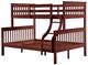 ACME Furniture Marita Cherry Bunk Bed Twin over Full-0