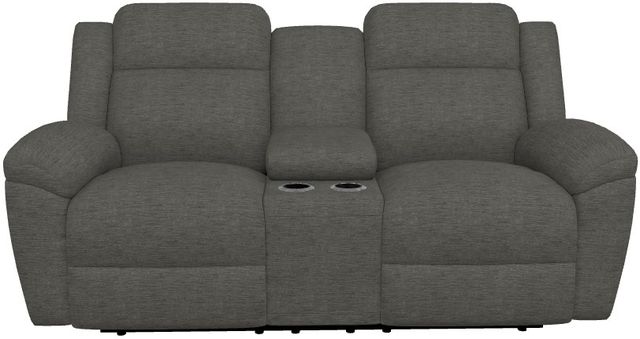 La-Z-Boy® Joel Slate Power Reclining Loveseat with Console and Headrest-1