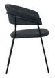 VIG Furniture Modrest Marlynn 2-Piece Dark Gray Dining Chair Set-3