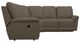 La-Z-Boy® Rigby 3-Piece Java Curved Manual Reclining Sectional-1
