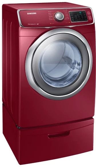 Samsung 7.5 Cu. Ft. Merlot Electric Dryer-4