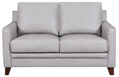 Leather Italia™ Cambria Stanton Gray Loveseat