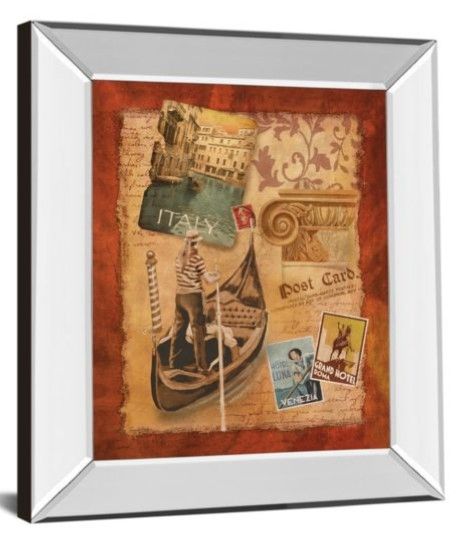 Classy Art Memories of Italy by Conrad Knutsen Framed Wall Art-1
