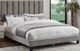 Titus Furniture Grey King Upholstered Panel Bed-0