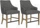 Riverside Furniture Mix-N-Match Chairs 2-Piece Slate Swoop Arm Upholstered Stool Set-0