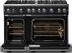 Viking® 5 Series 48" Onyx Pro Style Gas (NG) Range with Polished Chrome Trim-1