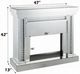 ACME Furniture Nysa Mirrored Electric Fireplace-2
