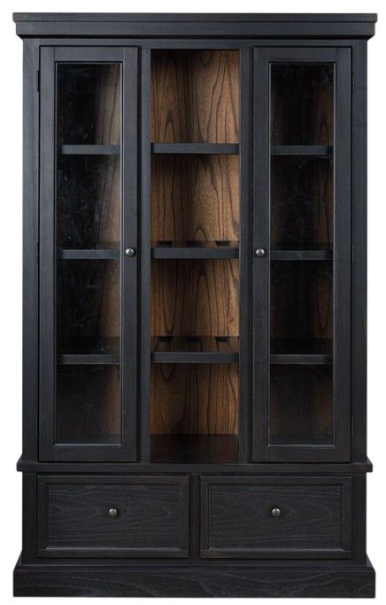 Signature Design by Ashley® Greddinton Black/Brown Curio-1