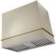 AGA Loge 36" Fawn Wall Mounted Range Hood with Antique Brass Trim-0