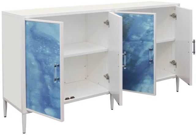 Stylecraft Austin Allen James Ocean Blues/White Credenza-1