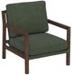 International Furniture Direct Milan Brown/Olive Arm Chair-3