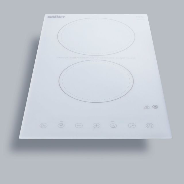 Summit® 12" White Electric Cooktop-4