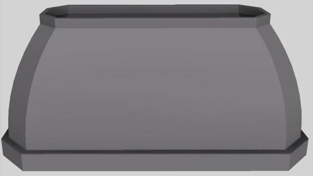 Vent-A-Hood® Designer Series 66" Gunsmoke Island Range Hood-0