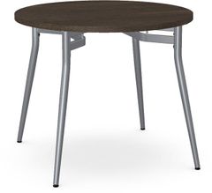 Amisco Customizable Alys 31" Round Table with 36" Birch Veneer Top