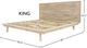 LH Home Gia Light Driftwood King Panel Bed-1