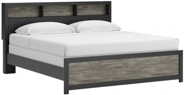 Signature Design by Ashley® Jonnifer Black/Gray King Bookcase Bed-0