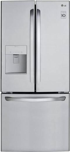 LG 30 in. 21.8 Cu. Ft. Stainless Steel French Door Refrigerator