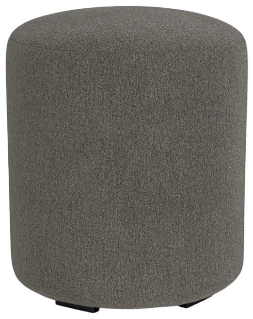 Flexsteel® Pouf Coal Ottoman-0