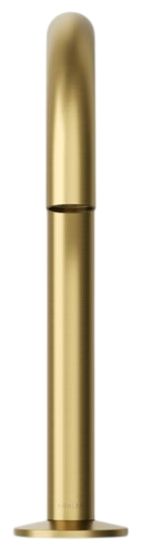 KOHLER® Components® Vibrant Brushed Moderne Brass 1.2 GPM Bathroom Sink Faucet Spout with Tube Design-4